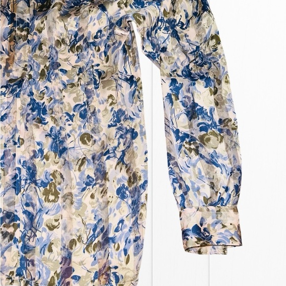 NICOLA Vintage Floral Blouse, Women's 12 - Picture 5 of 5